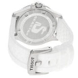 Buy Shop Tissot Seastar 1000 Mother of Pearl White Dial White Rubber Strap Watch for Women - T120.210.17.116.00 USA Online