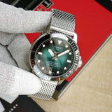 Buy Shop Tissot Seastar 1000 Powermatic 80 Automatic Green Dial Silver Mesh Strap Watch for Men - T120.407.11.091.00 USA Online