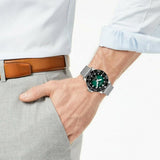 Buy Shop Tissot Seastar 1000 Powermatic 80 Automatic Green Dial Silver Mesh Strap Watch for Men - T120.407.11.091.00 USA Online
