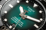Buy Shop Tissot Seastar 1000 Powermatic 80 Automatic Green Dial Silver Mesh Strap Watch for Men - T120.407.11.091.00 USA Online