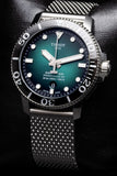 Buy Shop Tissot Seastar 1000 Powermatic 80 Automatic Green Dial Silver Mesh Strap Watch for Men - T120.407.11.091.00 USA Online