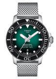 Buy Shop Tissot Seastar 1000 Powermatic 80 Automatic Green Dial Silver Mesh Strap Watch for Men - T120.407.11.091.00 USA Online