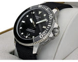Buy Shop Tissot Seastar 1000 Powermatic 80 Black Dial Black Nylon Strap Watch For Men - T120.407.17.051.00 USA Online