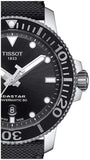 Buy Shop Tissot Seastar 1000 Powermatic 80 Black Dial Black Nylon Strap Watch For Men - T120.407.17.051.00 USA Online