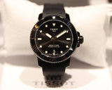 Buy Shop Tissot Seastar 1000 Powermatic 80 Black Dial Black Rubber Strap Watch For Men - T120.407.37.051.00 USA Online