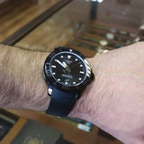 Buy Shop Tissot Seastar 1000 Powermatic 80 Black Dial Black Rubber Strap Watch For Men - T120.407.37.051.00 USA Online