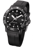 Buy Shop Tissot Seastar 1000 Powermatic 80 Black Dial Black Rubber Strap Watch For Men - T120.407.37.051.00 USA Online