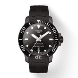 Buy Shop Tissot Seastar 1000 Powermatic 80 Black Dial Black Rubber Strap Watch For Men - T120.407.37.051.00 USA Online
