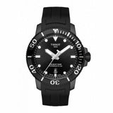 Buy Shop Tissot Seastar 1000 Powermatic 80 Black Dial Black Rubber Strap Watch For Men - T120.407.37.051.00 USA Online
