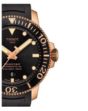 Buy Shop Tissot Seastar 1000 Powermatic 80 Black Dial Black Rubber Strap Watch for Men - T120.407.37.051.01 USA Online