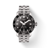 Buy Shop Tissot Seastar 1000 Powermatic 80 Black Dial Silver Steel Strap Watch For Men - T120.407.11.051.00 USA Online