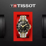 Buy Shop Tissot Seastar 1000 Powermatic 80 Black Dial Two Tone Steel Strap Watch For Men - T120.407.22.051.00 USA Online