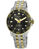 Buy Shop Tissot Seastar 1000 Powermatic 80 Black Dial Two Tone Steel Strap Watch For Men - T120.407.22.051.00 USA Online