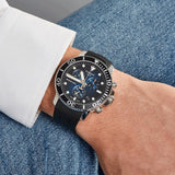 Buy Shop Tissot Seastar 1000 Powermatic 80 Blue Dial Black Rubber Strap Watch For Men - T120.407.17.041.00 USA Online