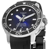Buy Shop Tissot Seastar 1000 Powermatic 80 Blue Dial Black Rubber Strap Watch For Men - T120.407.17.041.00 USA Online