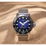 Buy Shop Tissot Seastar 1000 Powermatic 80 Blue Dial SIlver Mesh Bracelet Watch For Men - T120.407.11.041.02 USA Online