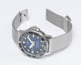 Buy Shop Tissot Seastar 1000 Powermatic 80 Blue Dial SIlver Mesh Bracelet Watch For Men - T120.407.11.041.02 USA Online