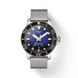 Buy Shop Tissot Seastar 1000 Powermatic 80 Blue Dial SIlver Mesh Bracelet Watch For Men - T120.407.11.041.02 USA Online