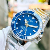 Buy Shop Tissot Seastar 1000 Powermatic 80 Blue Dial Silver Steel Strap Watch for Men - T120.407.11.041.03 USA Online