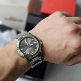 Buy Shop Tissot Seastar 1000 Powermatic 80 Grey Dial Silver Steel Strap Watch for Men - T120.407.11.081.01 USA Online