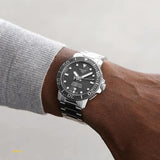 Buy Shop Tissot Seastar 1000 Powermatic 80 Grey Dial Silver Steel Strap Watch for Men - T120.407.11.081.01 USA Online
