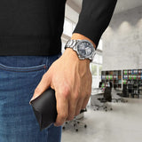 Buy Shop Tissot Seastar 1000 Powermatic 80 Grey Dial Silver Steel Strap Watch for Men - T120.407.11.081.01 USA Online