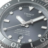 Buy Shop Tissot Seastar 1000 Powermatic 80 Grey Dial Silver Steel Strap Watch for Men - T120.407.11.081.01 USA Online