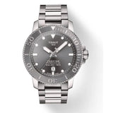Buy Shop Tissot Seastar 1000 Powermatic 80 Grey Dial Silver Steel Strap Watch for Men - T120.407.11.081.01 USA Online