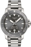 Buy Shop Tissot Seastar 1000 Powermatic 80 Grey Dial Silver Steel Strap Watch for Men - T120.407.11.081.01 USA Online