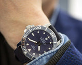 Buy Shop Tissot Seastar 1000 Powermatic 80 Silicium Blue Dial Blue Nylon Strap Watch For Men - T120.407.17.041.01 USA Online