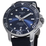Buy Shop Tissot Seastar 1000 Powermatic 80 Silicium Blue Dial Blue Nylon Strap Watch For Men - T120.407.17.041.01 USA Online