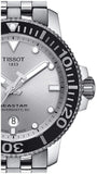 Buy Shop Tissot Seastar 1000 Powermatic 80 Silver Dial Silver Steel Strap Watch For Men - T120.407.11.031.00 USA Online