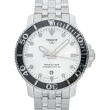 Buy Shop Tissot Seastar 1000 Powermatic 80 Silver Dial Silver Steel Strap Watch For Men - T120.407.11.031.00 USA Online