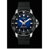 Tissot Seastar 1000 Powermatic 80 Blue Dial Black Rubber Strap Watch For Men - T120.407.17.041.00