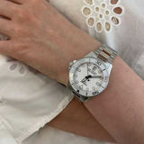 Tissot Seastar 1000 Lady White Dial Silver Steel Strap Unisex Watch - T120.210.11.011.00