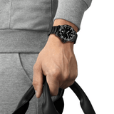 Buy Shop Tissot Seastar 1000 Quartz Black Dial Black Steel Strap Watch for Men - T120.410.33.051.00 USA Online