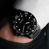Buy Shop Tissot Seastar 1000 Quartz Black Dial Black Steel Strap Watch for Men - T120.410.33.051.00 USA Online