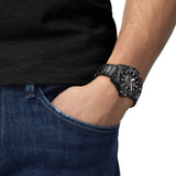 Buy Shop Tissot Seastar 1000 Quartz Black Dial Black Steel Strap Watch for Men - T120.410.33.051.00 USA Online