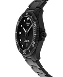Buy Shop Tissot Seastar 1000 Quartz Black Dial Black Steel Strap Watch for Men - T120.410.33.051.00 USA Online