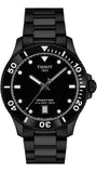 Buy Shop Tissot Seastar 1000 Quartz Black Dial Black Steel Strap Watch for Men - T120.410.33.051.00 USA Online