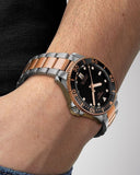 Buy Shop Tissot Seastar 1000 Quartz Black Dial Two Tone Steel Strap Watch for Men - T120.410.22.051.01 USA Online