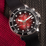Buy Shop Tissot Seastar 1000 Chronograph Red Dial Black Rubber Strap Watch For Men - T120.417.17.421.00 USA Online