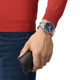 Buy Shop Tissot Seastar 1000 Chronograph Blue Dial Silver Steel Strap Watch For Men - T120.417.11.041.03 USA Online