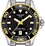Buy Shop Tissot Seastar 1000 Black Dial Silver Steel Strap Watch For Men - T120.210.21.051.00 USA Online