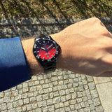 Buy Shop Tissot Seastar 1000 Red Dial Black Steel Strap Watch for Men - T120.410.33.421.00 USA Online