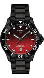 Buy Shop Tissot Seastar 1000 Red Dial Black Steel Strap Watch for Men - T120.410.33.421.00 USA Online