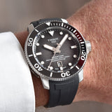 Buy Shop Tissot Seastar 2000 Professional Powermatic 80 Black Dial Black Rubber Strap Watch for Men - T120.607.17.441.00 USA Online
