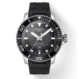 Buy Shop Tissot Seastar 2000 Professional Powermatic 80 Black Dial Black Rubber Strap Watch for Men - T120.607.17.441.00 USA Online
