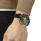 Buy Shop Tissot Seastar 2000 Professional Powermatic 80 Black Dial Black Rubber Strap Watch for Men - T120.607.17.441.01 USA Online