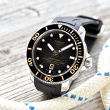 Buy Shop Tissot Seastar 2000 Professional Powermatic 80 Black Dial Black Rubber Strap Watch for Men - T120.607.17.441.01 USA Online